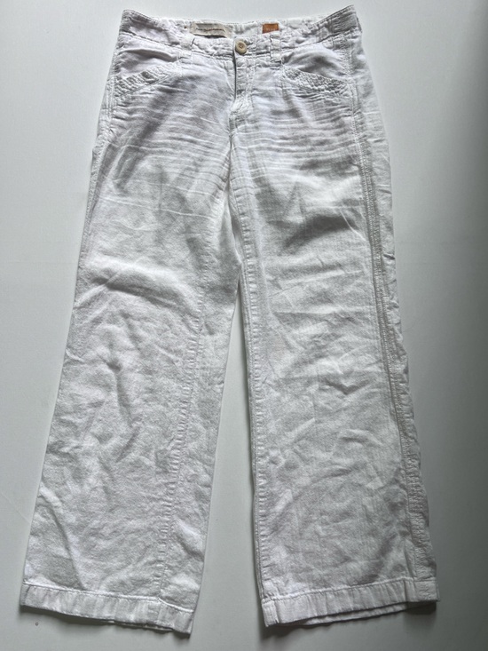 Anthropologie Pants - Anthropologie Pilcro LINEN Blend trousers size 4